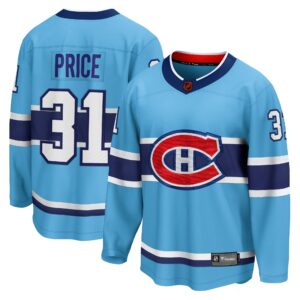 Carey Price Montreal Canadiens Special Edition 2.0 Breakaway Player Jersey - Light Blue