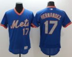 New York Mets #17 Keith Hernandez Royal/Gray Flexbase Collection Cooperstown Stitched Jersey