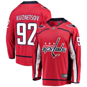 Evgeny Kuznetsov Washington Capitals Home Breakaway Player Jersey - Red