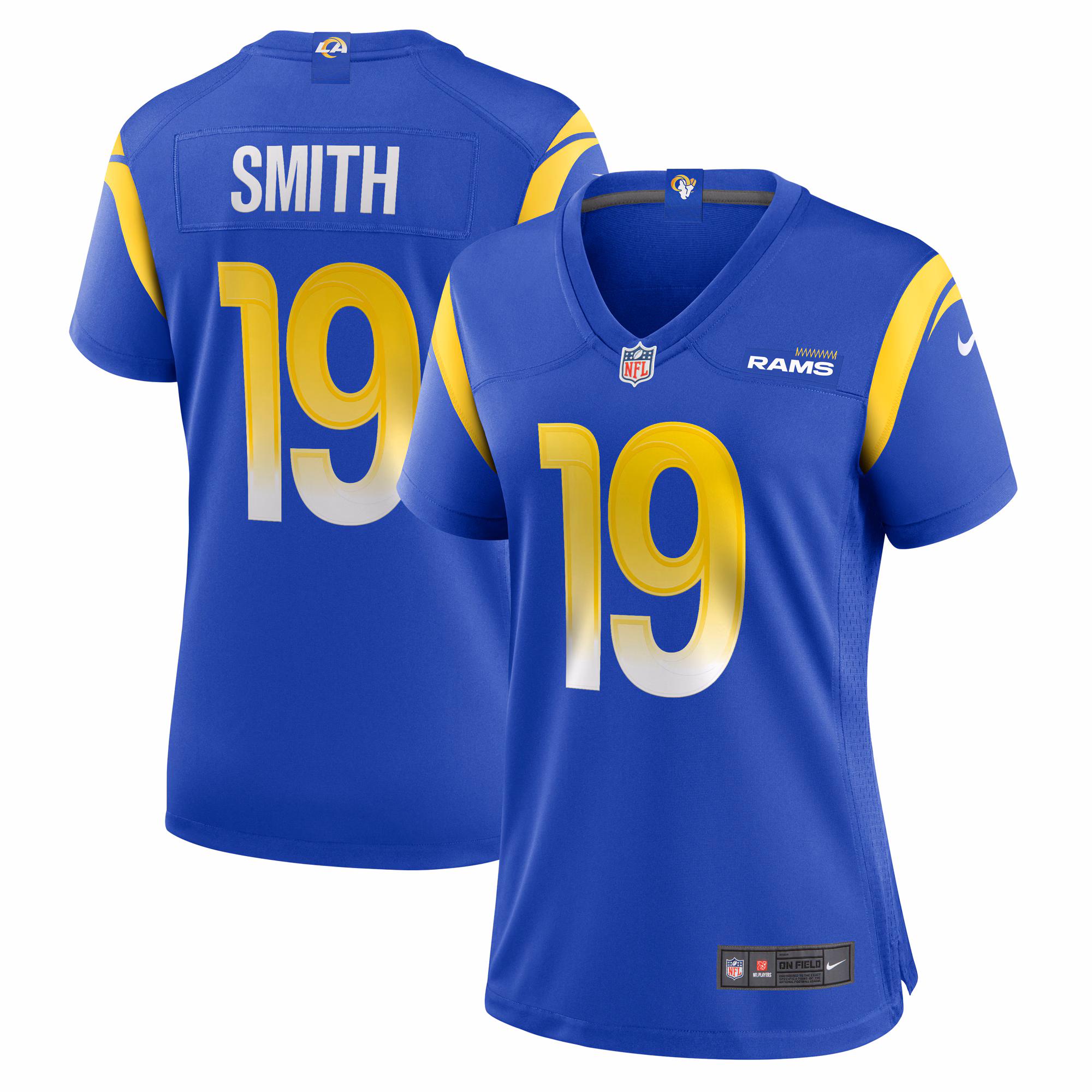 Xavier Smith Los Angeles Rams Women's Home Game Jersey - Royal