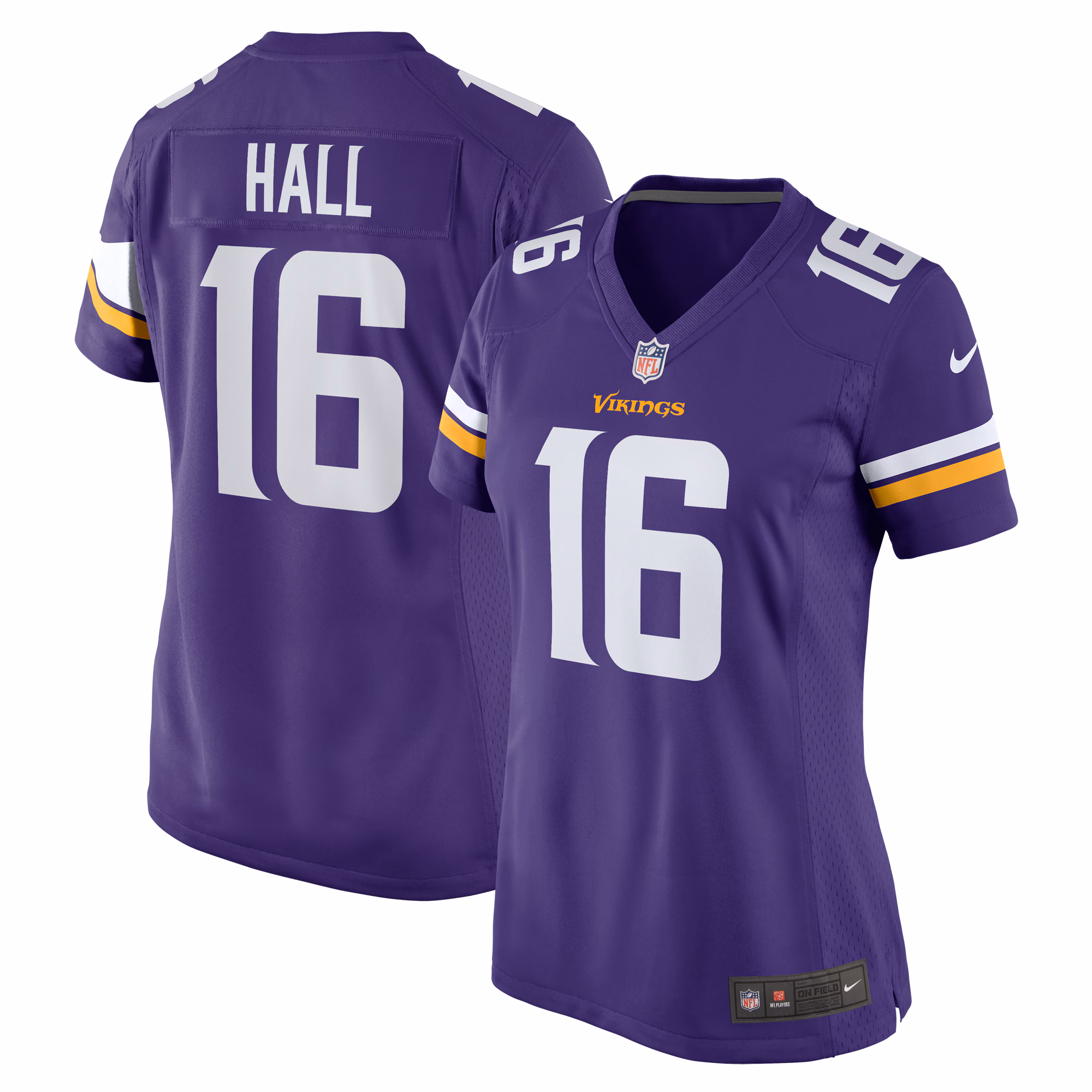 Jaren Hall Minnesota Vikings Women's  Game Jersey -  Purple