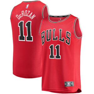 DeMar DeRozan Chicago Bulls  Youth 2021/22 Fast Break Replica Player Jersey Red - Icon Edition
