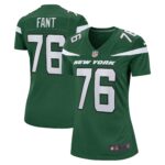 George Fant New York Jets  Women's Game Jersey - Gotham Green