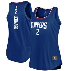 Kawhi Leonard LA Clippers  Women's Fast Break Player Movement Jersey Tank Top - Royal