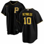 Men's Pittsburgh Pirates #10 Bryan Reynolds Alternate Black Jersey