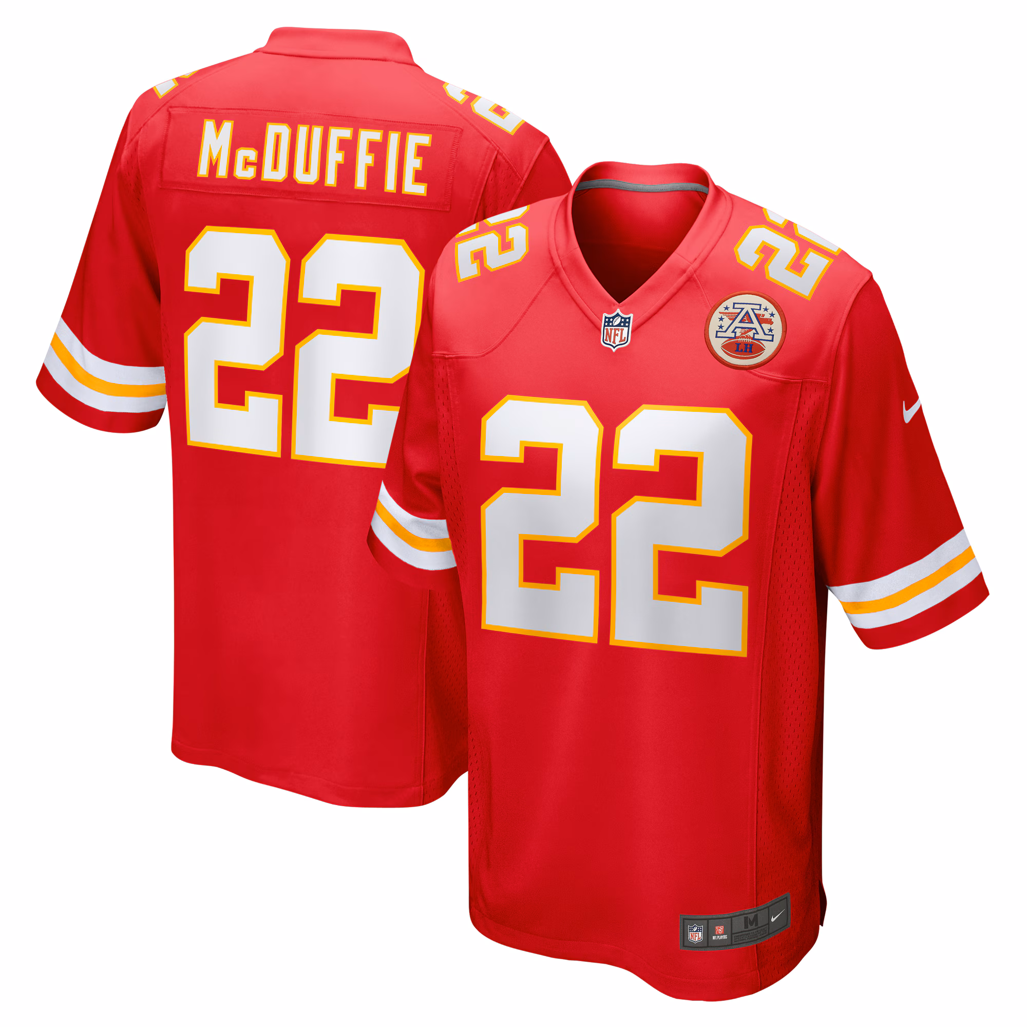 Trent McDuffie Kansas City Chiefs  Game Jersey -  Red