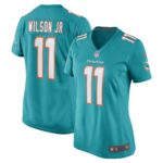 Cedrick Wilson Jr. Miami Dolphins  Women's Game Player Jersey - Aqua