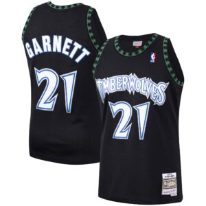 Kevin Garnett Minnesota Timberwolves Mitchell & Ness 1997/98 Hardwood Classics Swingman Player Jersey - Black