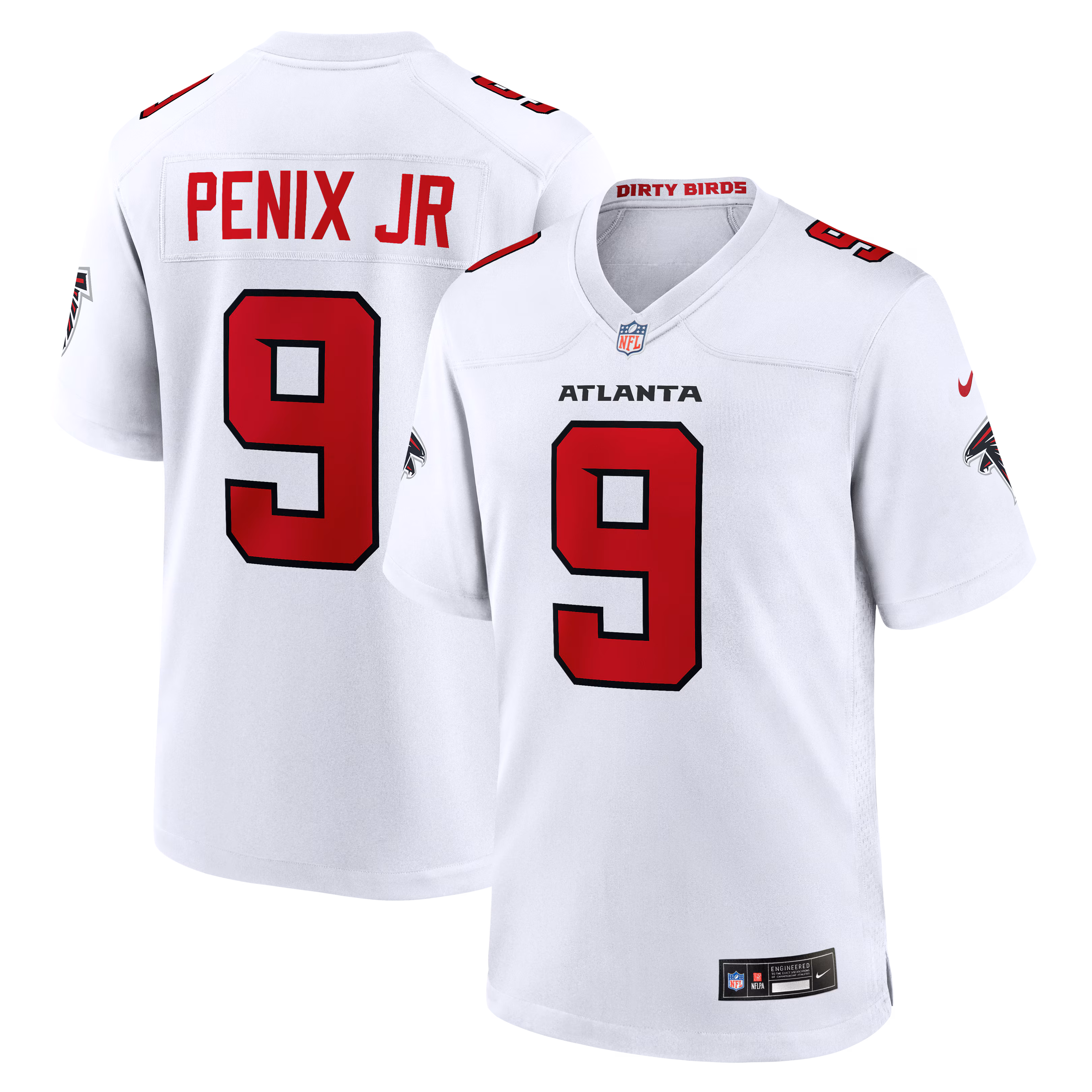Atlanta Falcons Michael Penix Jr. #9 White Game Jersey