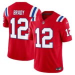 Tom Brady #12 New England Patriots Throwback Vapor Limited Jersey - All Stitched