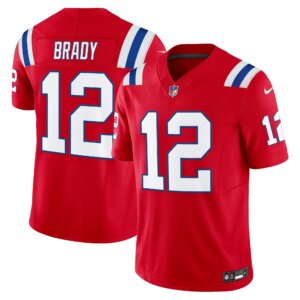 Tom Brady #12 New England Patriots Throwback Vapor Limited Jersey - All Stitched