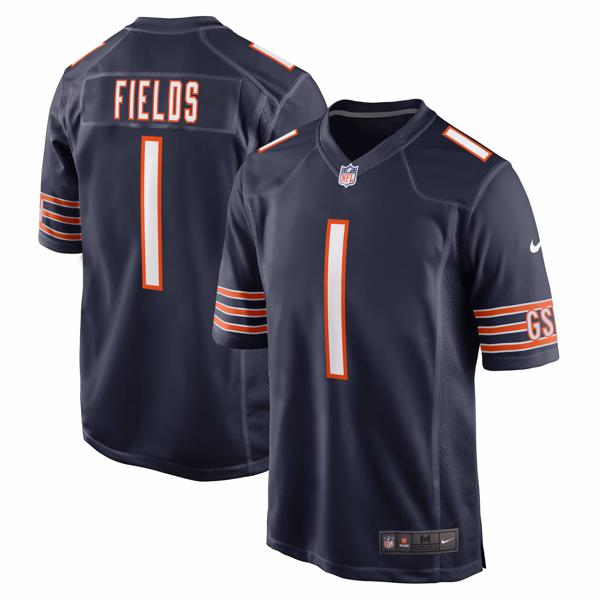 Justin Fields Chicago Bears Youth Game Jersey - Navy