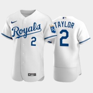 Men's Michael A. Taylor #2 Kansas City Royals 2022 White Jersey