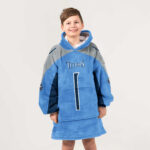Kid C.W 1 Tennessee Football Unisex Blanket Hoodie