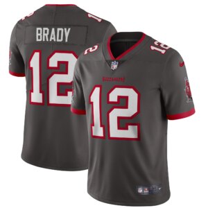Tom Brady Tampa Bay Buccaneers Alternate Vapor Limited Jersey - Pewter