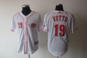 Cincinnati Reds #19 Joey Votto White Cool Base Stitched Jersey