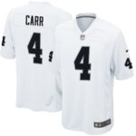 Derek Carr Las Vegas Raiders  Youth Game Jersey - White