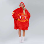 Adult Swiftie 87 Kansas City Football Unisex Blanket Hoodie