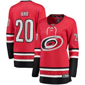 Sebastian Aho Carolina Hurricanes Women's Home Breakaway Player Jersey - Red