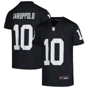 Jimmy Garoppolo Las Vegas Raiders  Youth Game Jersey - Black