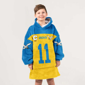 Kid Captain 11 Philadelphia Football Unisex Blanket Hoodie