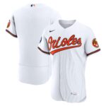 Baltimore Orioles White Home Sponsor Patch Authentic Jersey