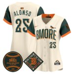 Women's Pete Alonso #25 Baltimore Orioles Vapor Premier Limited Jersey - City Connect