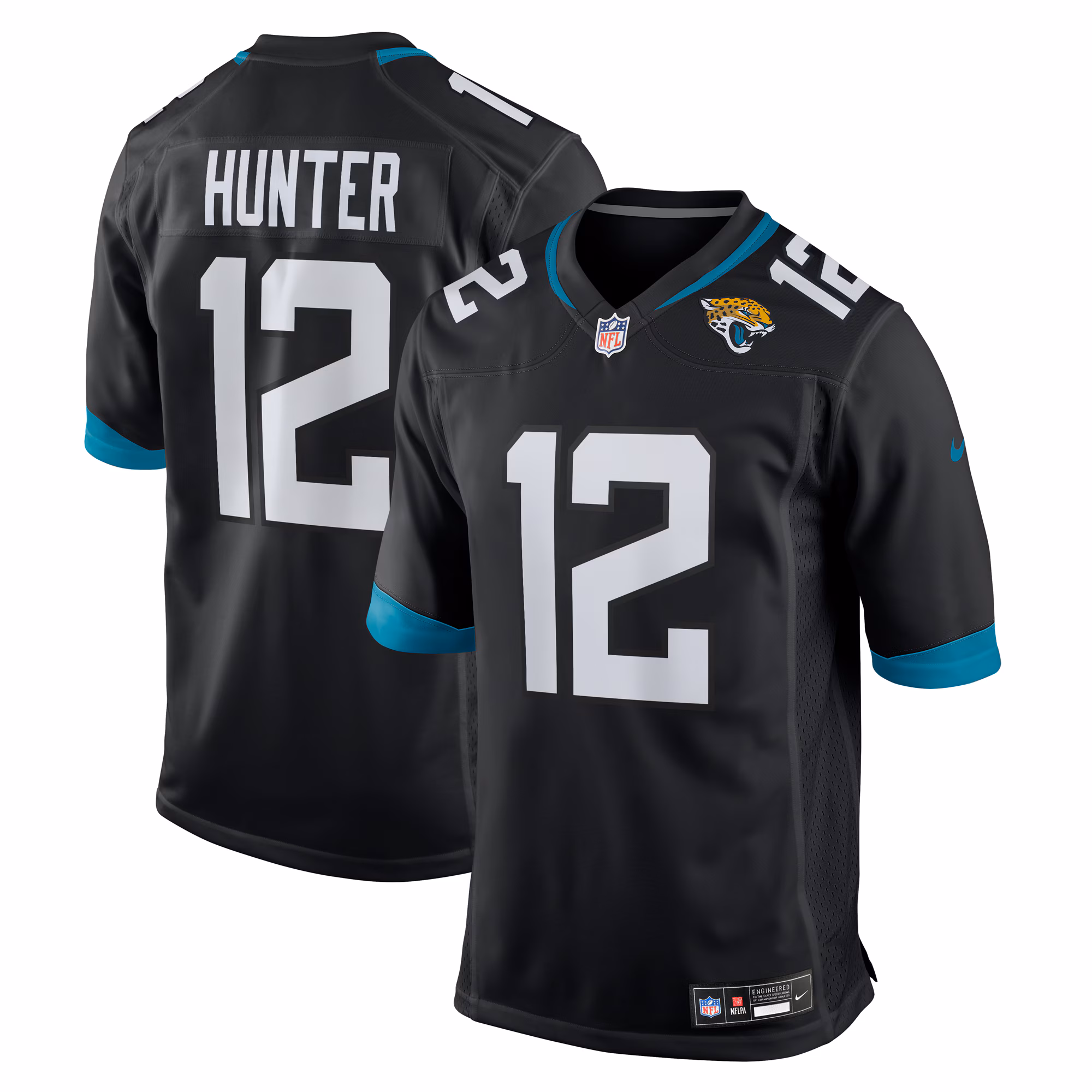 Travis Hunter #12 Jacksonville Jaguars 2025 NFL Draft First Round Pick Alternate Game Player Jersey - Black