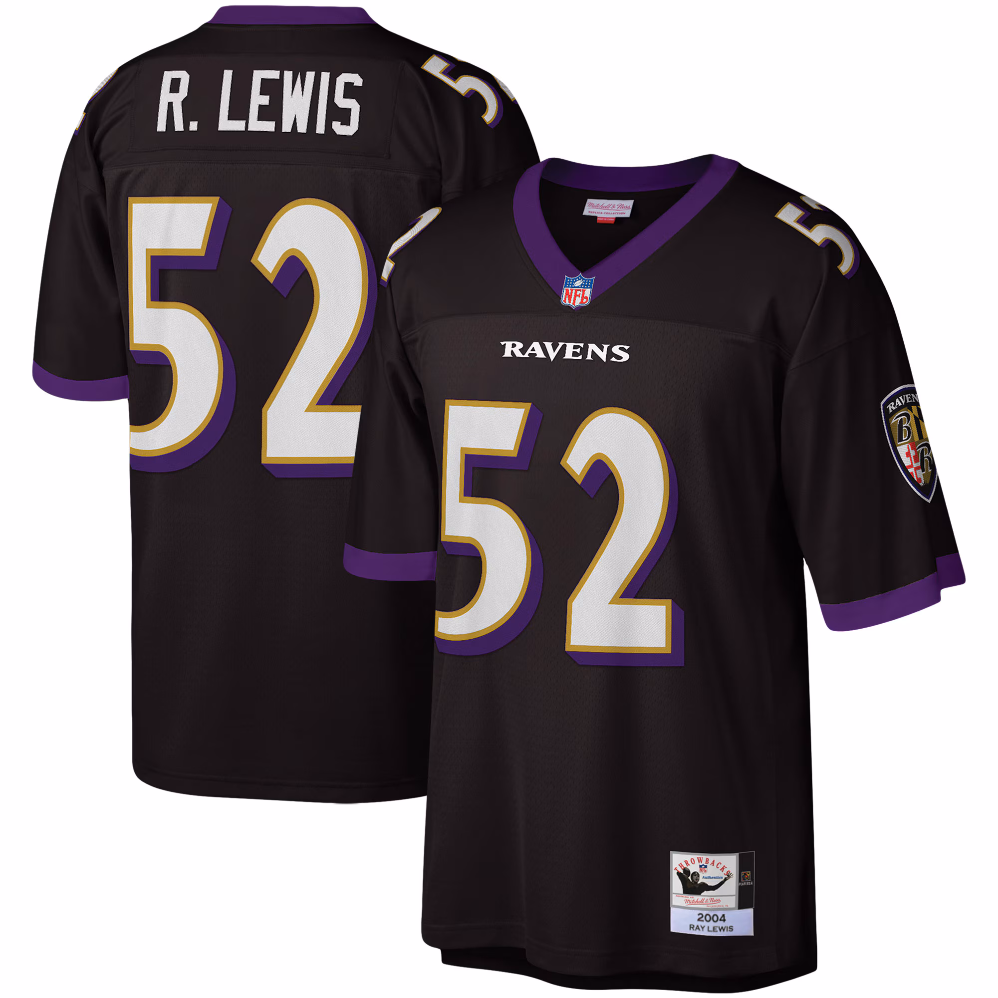 Ray Lewis Baltimore Ravens Legacy Replica Jersey - Black