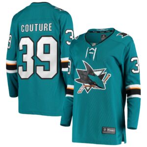 Logan Couture San Jose Sharks Women's Breakaway Home Player Jersey - Teal