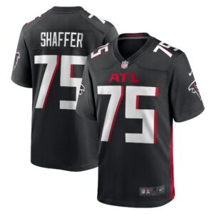 Justin Shaffer Atlanta Falcons  Player Game Jersey - Black