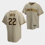 Men's San Diego Padres #22 Juan Soto Alternate Brown Jersey