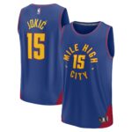 Nikola Jokic Denver Nuggets  Fast Break Replica Player Jersey - Statement Edition - Navy
