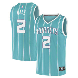 LaMelo Ball Charlotte Hornets  2020/21 Fast Break Replica Jersey - Icon Edition - Teal