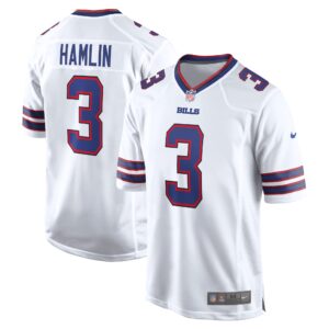 Damar Hamlin Buffalo Bills  Game Jersey - White
