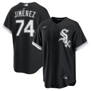 Men's Chicago White Sox Eloy Jimenez  Black Alternate Replica Player Name Jersey