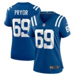 Matt Pryor Indianapolis Colts  Women's Game Jersey - Royal