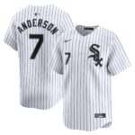 Men's Chicago White Sox Tim Anderson  White Home Limited Player Jersey