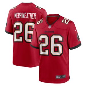 Kaevon Merriweather Tampa Bay Buccaneers  Game Jersey -  Red