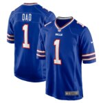 Number 1 Dad Buffalo Bills Game Jersey - Royal