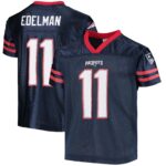 Youth Julian Edelman Navy New England Patriots Player Jersey