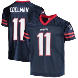 Youth Julian Edelman Navy New England Patriots Player Jersey
