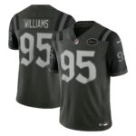 Quinnen Williams #95 New York Jets 2025 Rivalries Collection Limited Jersey - Gotham Green