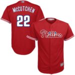 Philadelphia Phillies #22 Andrew McCutchen Red New Cool Base Stitched Jersey