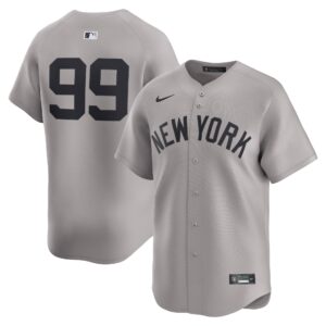 New York Yankees Aaron Judge #99 Gray Road Limited Player Jersey