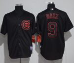 Chicago Cubs #9 Javier Baez Black Strip Stitched Jersey