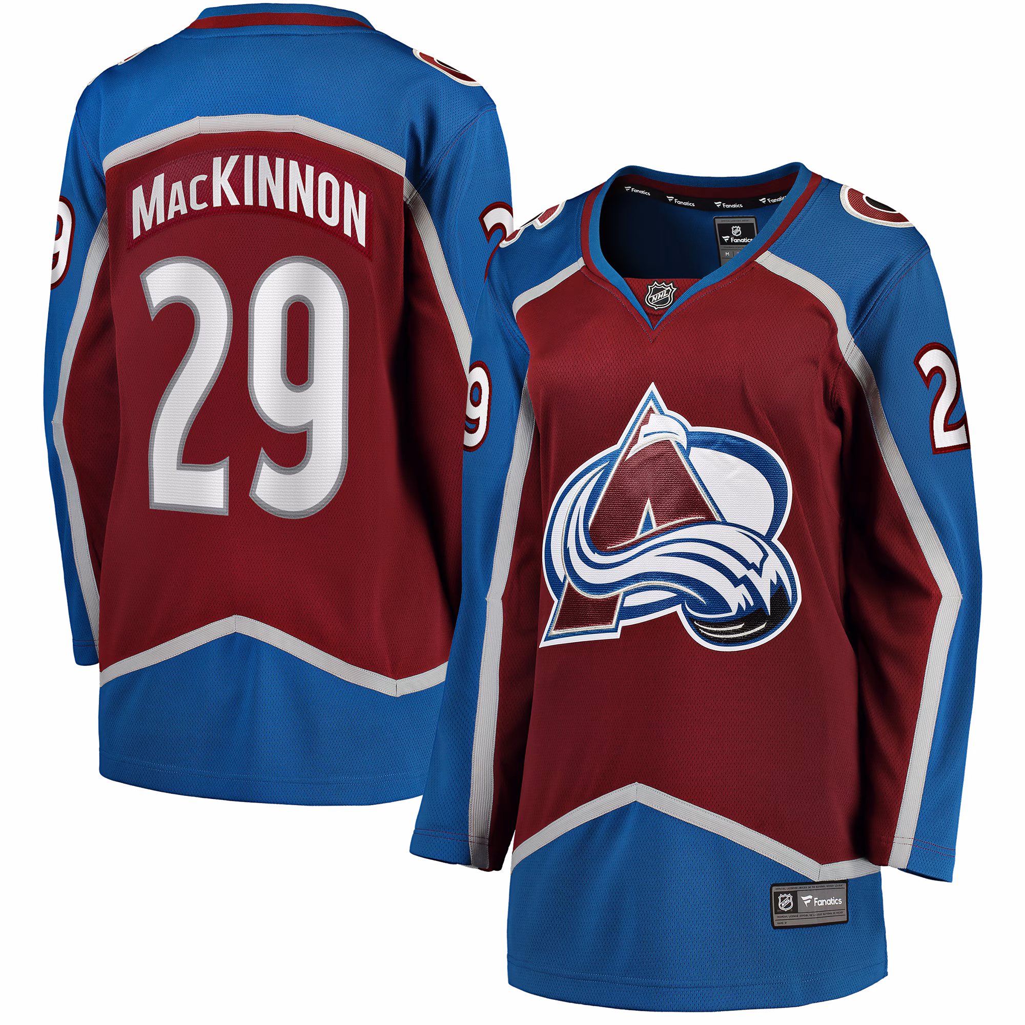 Women's Colorado Avalanche Nathan MacKinnon #29 Fanatics Maroon Home Breakaway Jersey