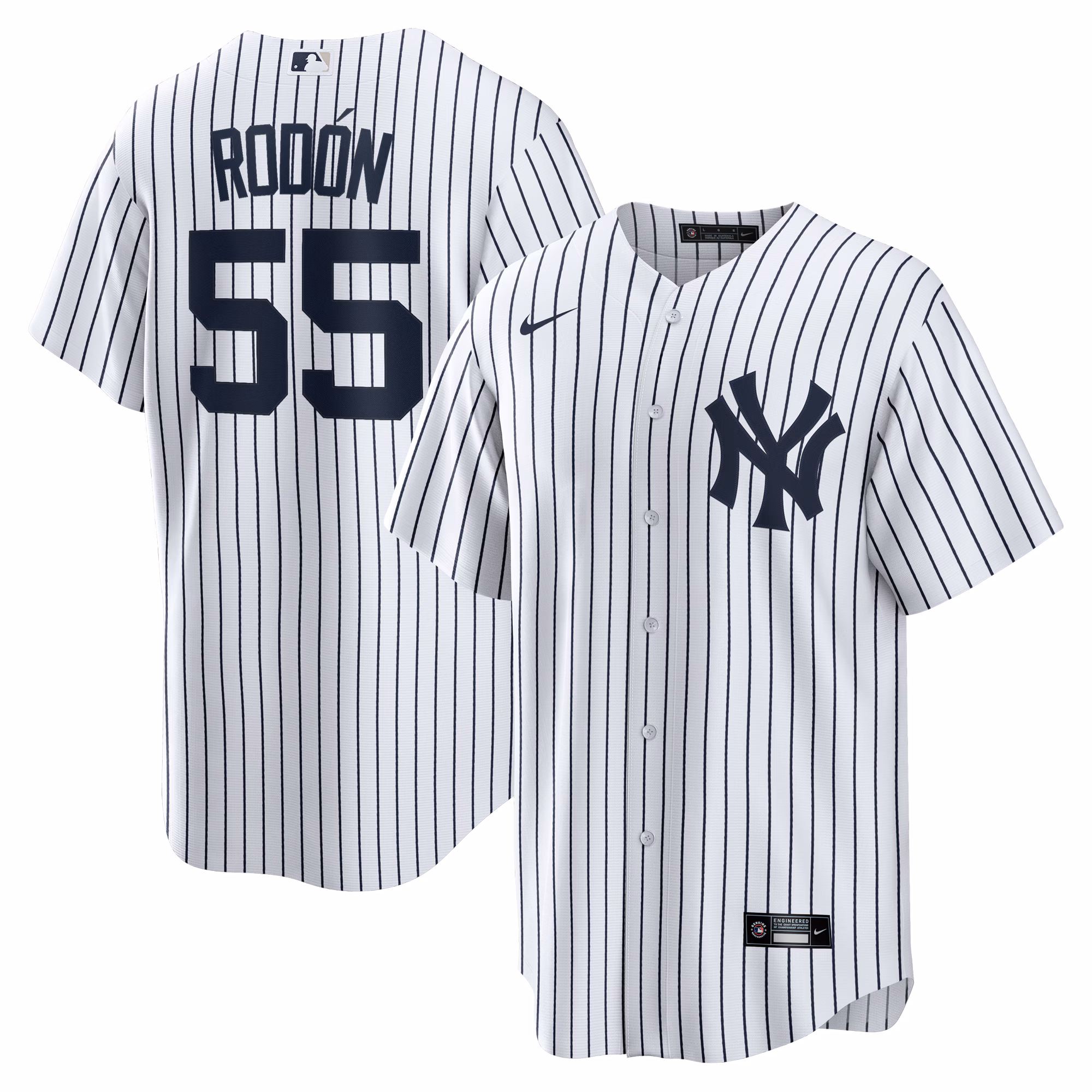 New York Yankees Carlos Rodon White/Navy Home Official Player Jersey