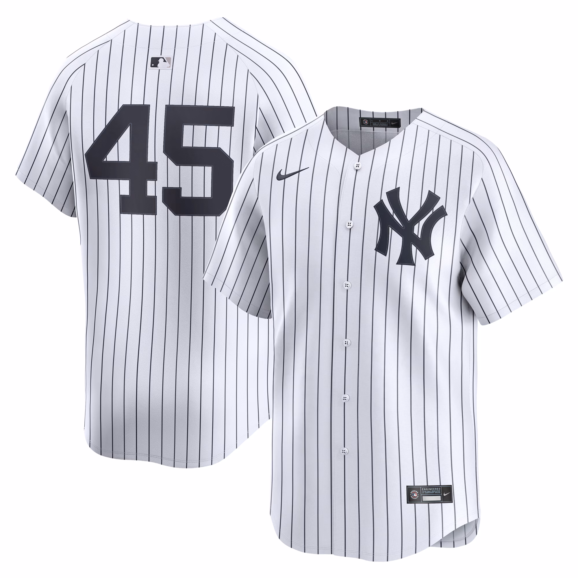 New York Yankees Gerrit Cole #45 White Home Limited Player Jersey