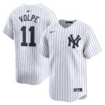 New York Yankees Anthony Volpe #11 White Home Limited Player Jersey